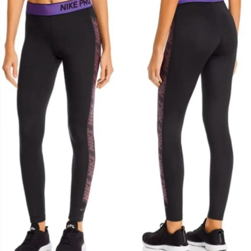 Nike Pro Women's Warm Nerieds Training Tights Leggings Size M BV3301